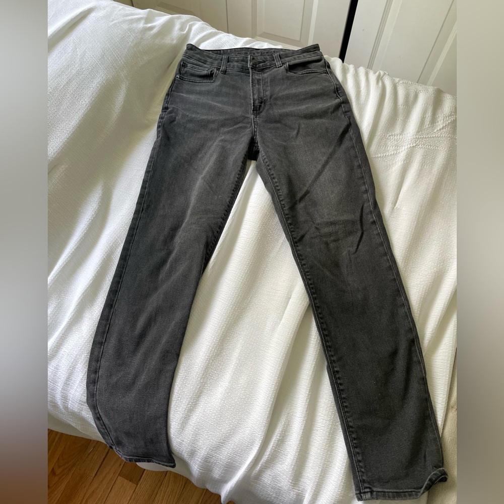 Black High Waisted Stretch Jeans